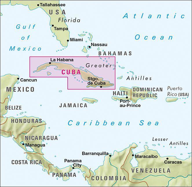 Produktbild Map Landkarte Cuba/Kuba 1 : 775 000 775000