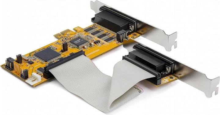 Image du produit StarTech PEX8S1050LP Carte d'interface PCI Express (8 ports, RS232, PCIe, low profile)