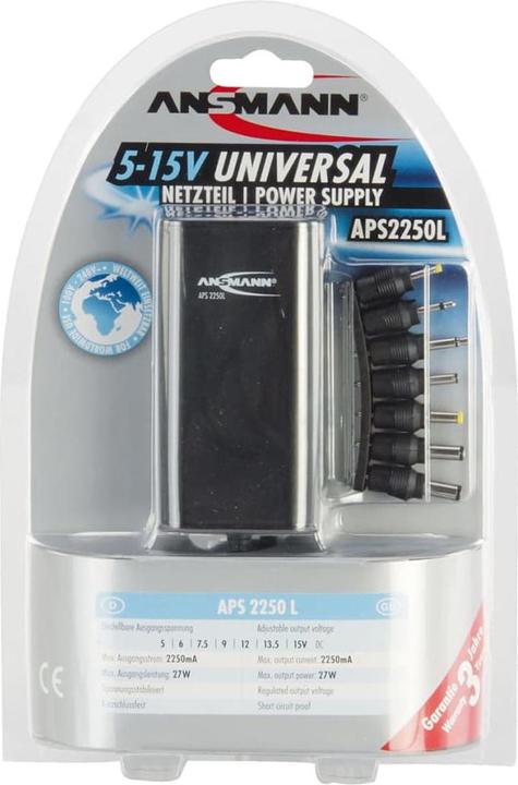 Produktbild Ansmann Netzteil EuP 5-15V 27W