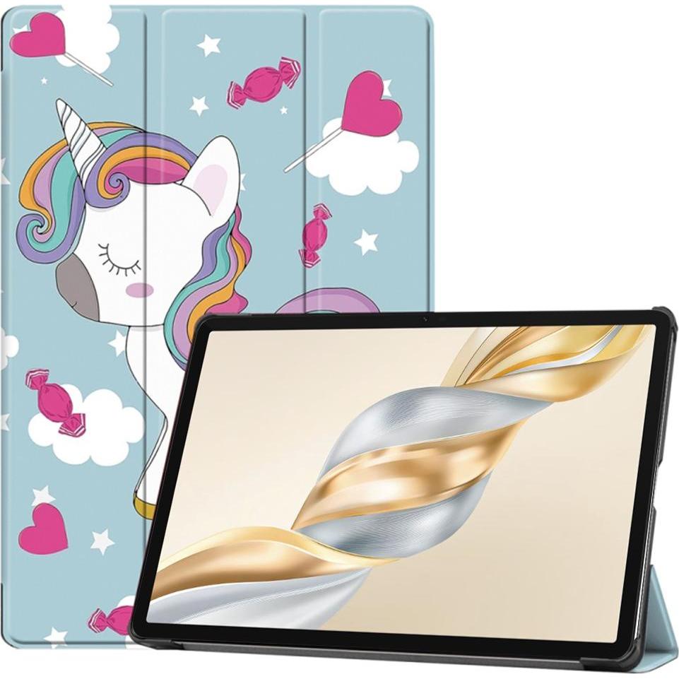 Techsuit - FoldPro - Honor Pad X9a / X9 / X8 Pro / X9 Pro - Unicorn (Honor Pad X8 Pro, Honor Pad X9), Cover tablet, Multicolore