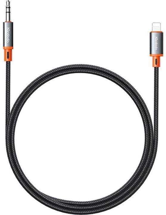 Produktbild Mcdodo CA-0780 Lightning to 3.5mm AUX mini jack cable, 1.2m (black) (1.20 m, Lightning, 3.5mm Klinke (AUX))