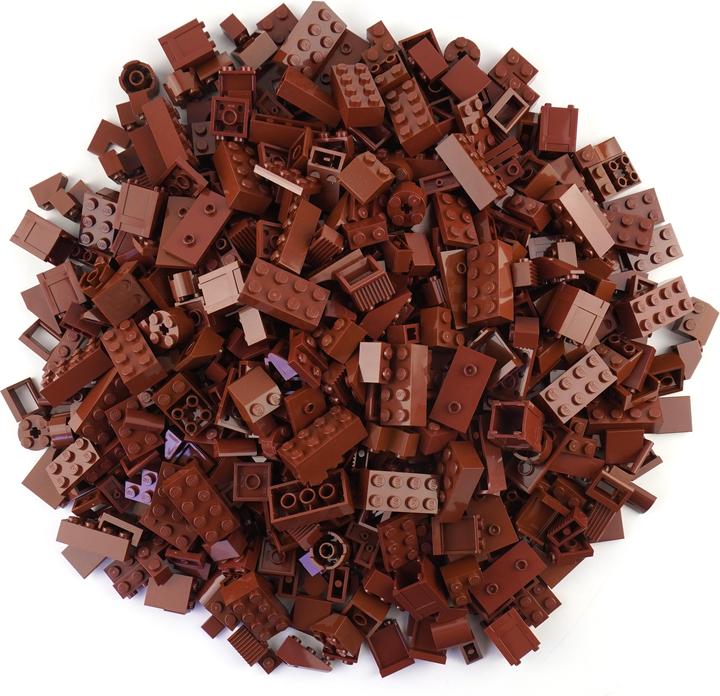 LEGO Bricks Brown mixed - 50 pieces - Brown bricks mix - NEW (LEGO Accessories)