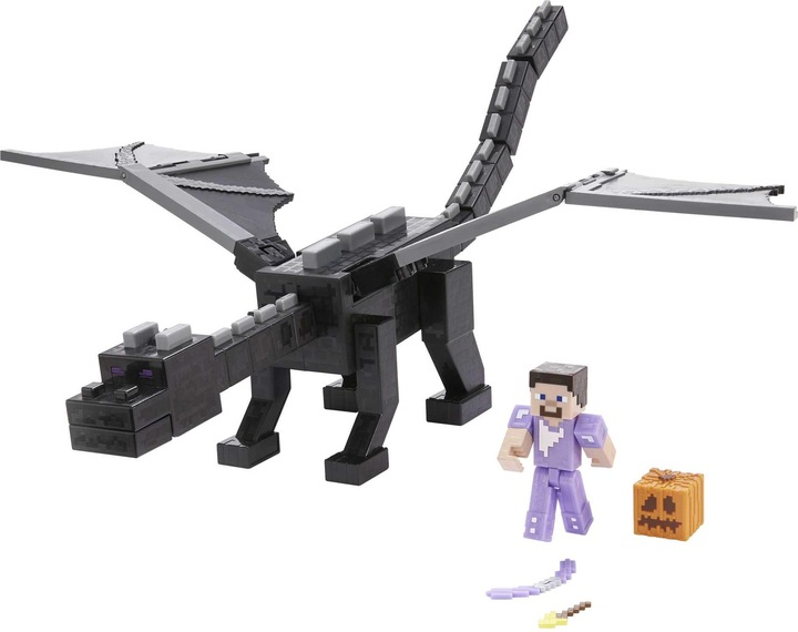Actual product image Minecraft Ultimate Ender Dragon with Steve