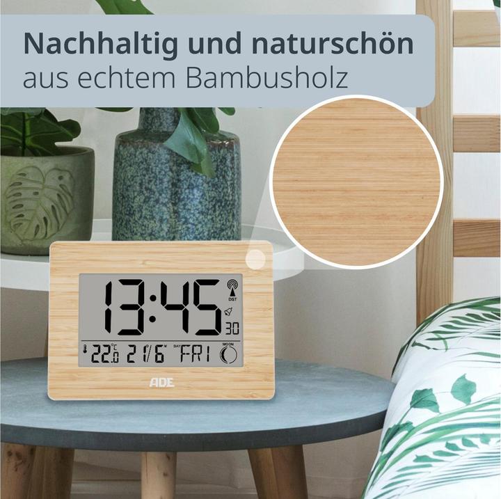 Actual product image ADE Radio-controlled alarm clock CK 1702, functions: Snooze function, Alarm