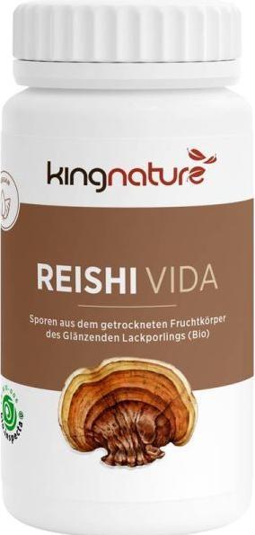 Image du produit Kingnature REISHI VIDA bio Sporen Ganoderma Lucidum caps (120 pièce(s), Capsules, 78 g)