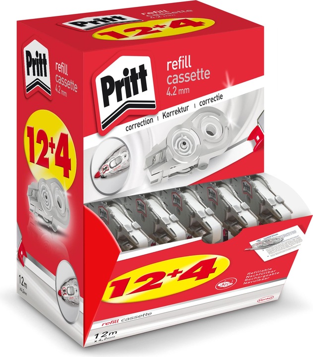 Image du produit Pritt Cassette de recharge pour rouleau de correction Utilisation pour le produit : rouleau de correction