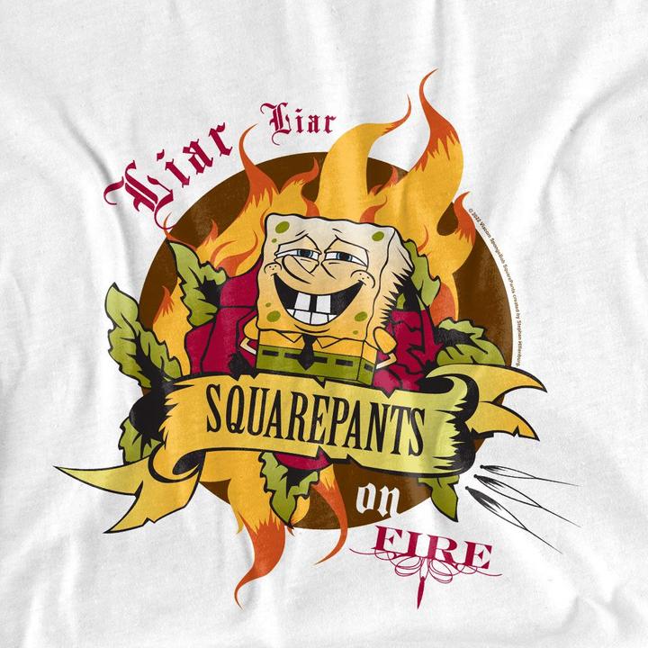 Produktbild Spongebob Squarepants Liar Liar Pants On Fire TShirt (S)