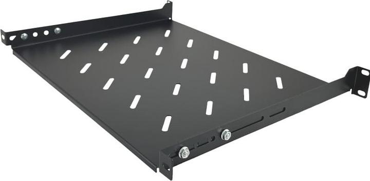 Image du produit Alantec SA-P-19-1U-350-4-C-02 Étagère fixe 19 1U profondeur 350mm noir