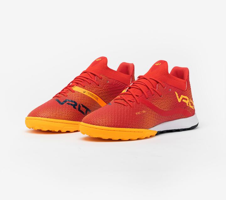 Actual product image Kipsta Damen/Herren Fussball Multinockenschuhe Turf - Viralto III 3D Air Mesh TF rot (45)