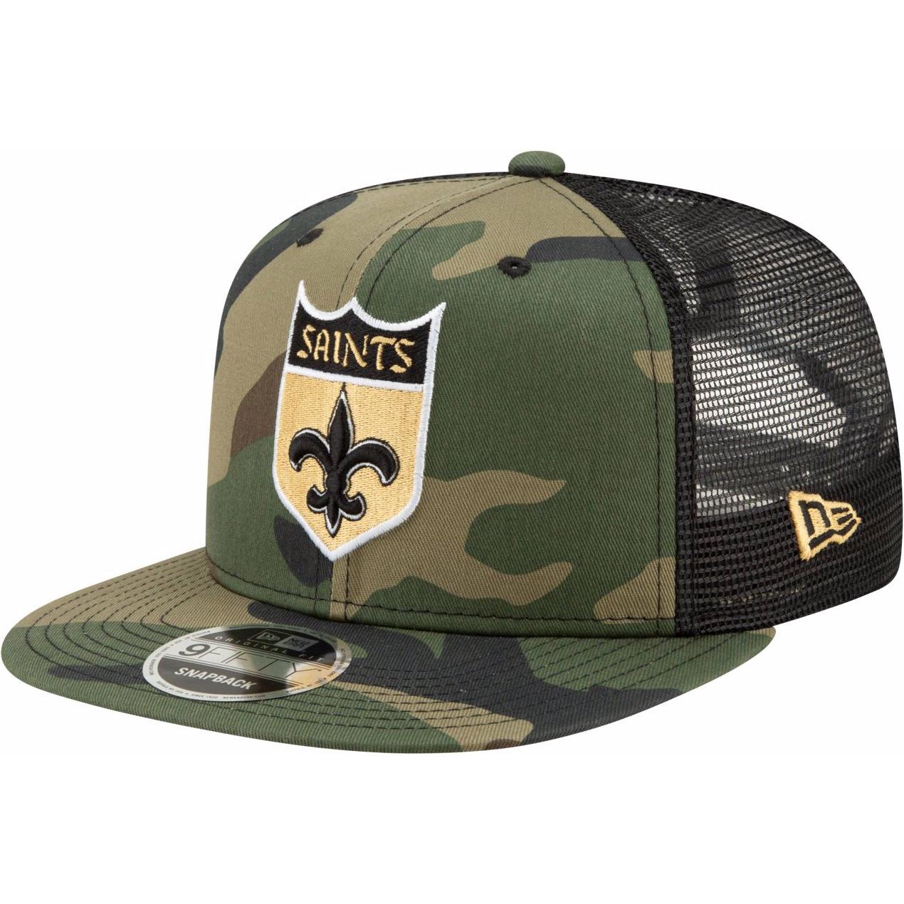 New Era, Herren, Cap, Throwback New Orleans Saints 9Fifty, Grün, (One Size)