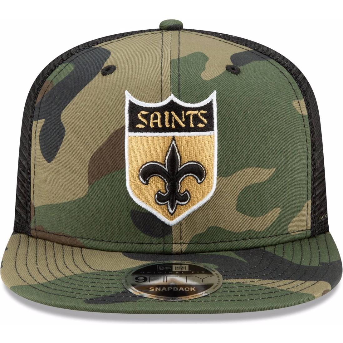 Thumbnail - New Era, Herren, Cap, Throwback New Orleans Saints 9Fifty, Grün, (One Size)