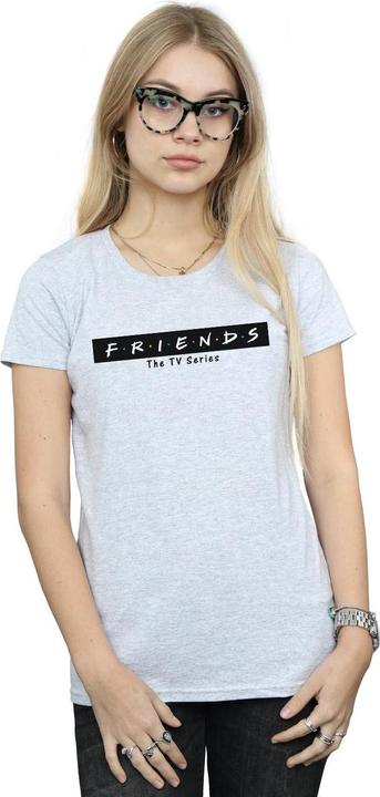 Actual product image Friends Womens/Ladies Logo Block Cotton T-Shirt (S)