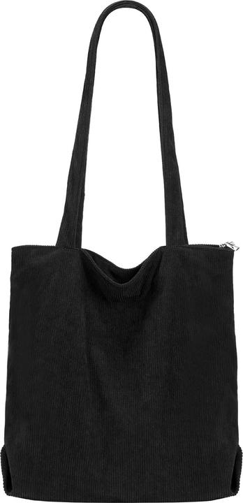 Only-Bags.Store Grosse Cord-Einkaufstasche für Universität Arbeit Schule Alltag