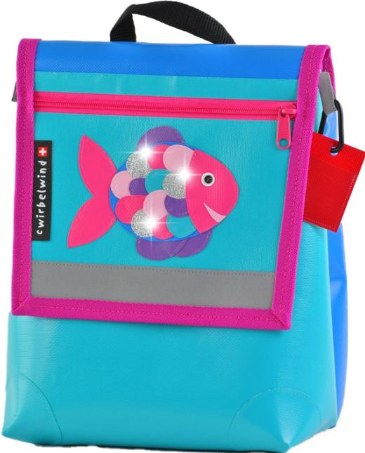Produktbild Cwirbelwind Kindergartenrucksack Glitzerfisch