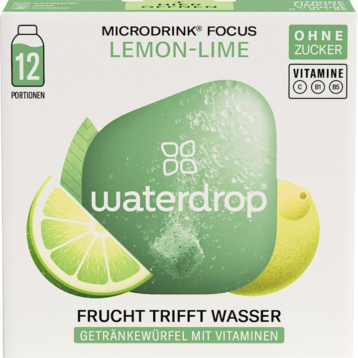 Produktbild Waterdrop Microdrink Focus (Limette, Grüner Kaffee, 6 x)
