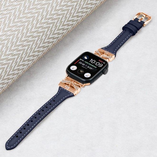 Actual product image MU Classic Ladies Series Leather Bracelet (45 mm, 42 mm, 44 mm, Faux leather)