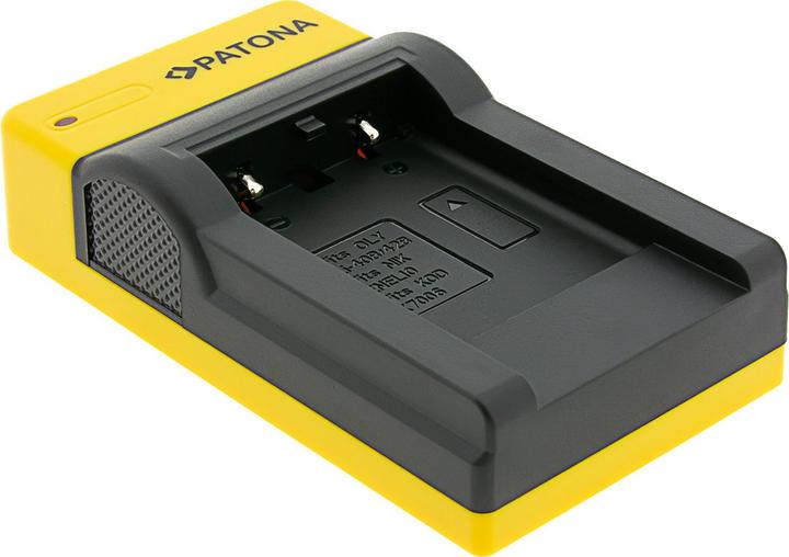 Productafbeelding Patona Slim USB Ladegerät mit USB-C Input für Olympus Li-40B Li-42B Nikon EN-EL10 (Batterijlader voor camera)