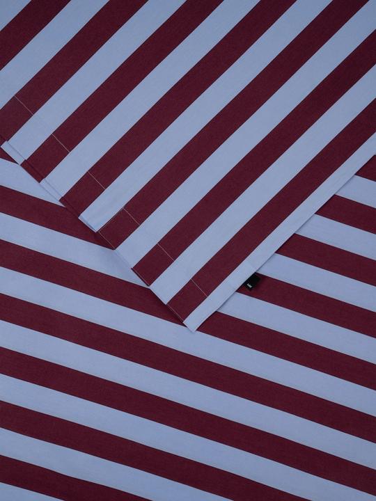 Actual product image HAY Duvet cover??T?? dark red striped (Duvet cover, 160 x 210 cm)