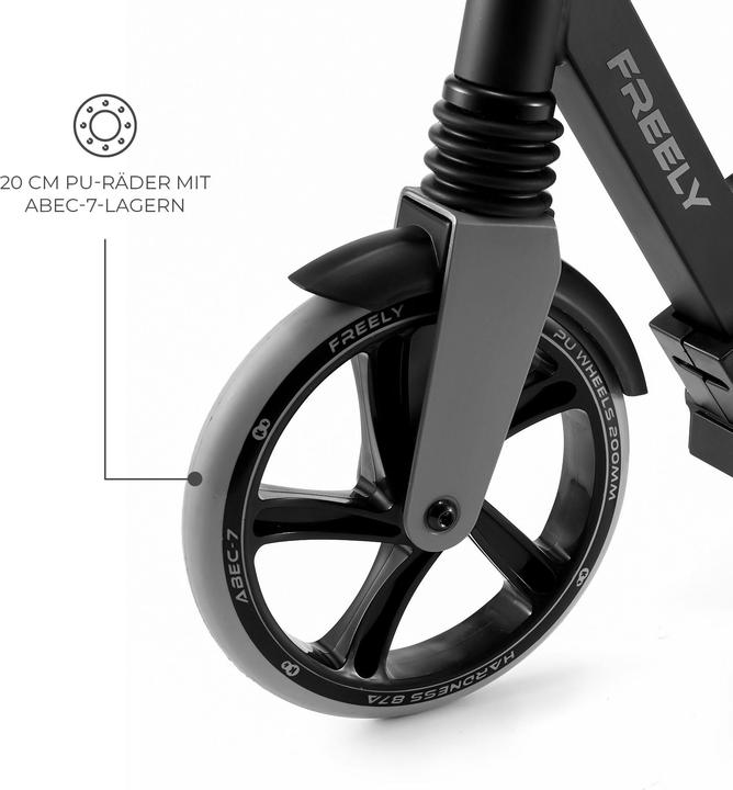 Actual product image KinderKraft scooter FREELY black