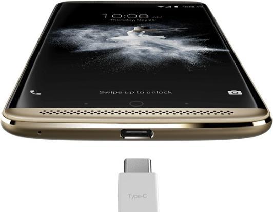Actual product image ZTE Axon 7 (64 GB, Ion Gold, 5.50", Hybrid Dual SIM, 4G)