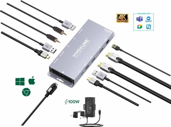 Produktbild Vivolink Vlusbchub3 (USB-C, 7 Ports)