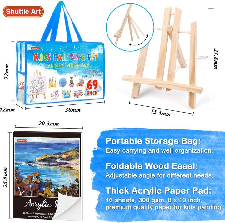Produktbild Shuttle Art 69 teiliges Kindermalset
