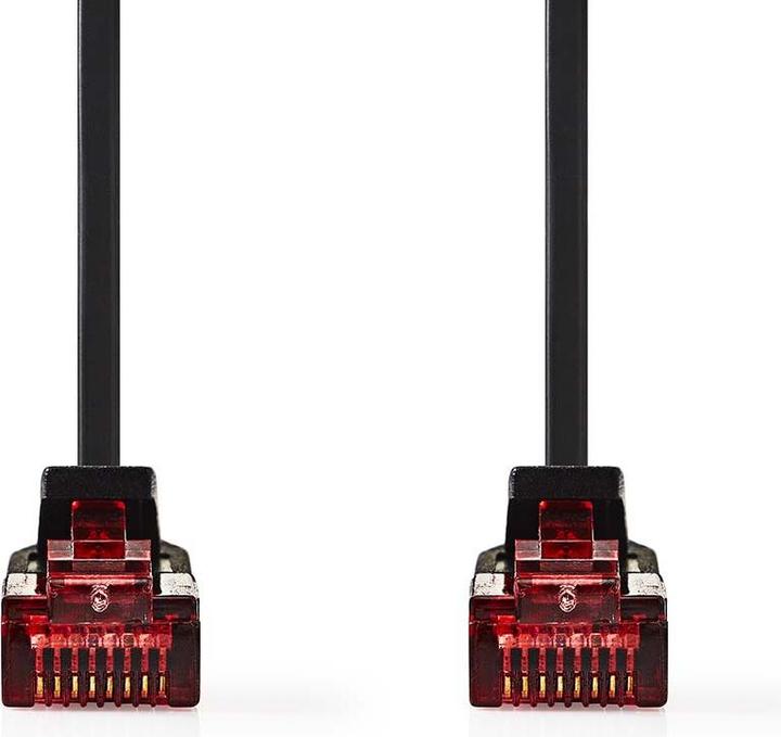 Produktbild Nedis CAT6-Netzwerkkabel | RJ45 Stecker | RJ45 Stecker | U/UTP | 2.00 m | Snagless | Flach | PVC | S (U/UTP, CAT6, 2 m)