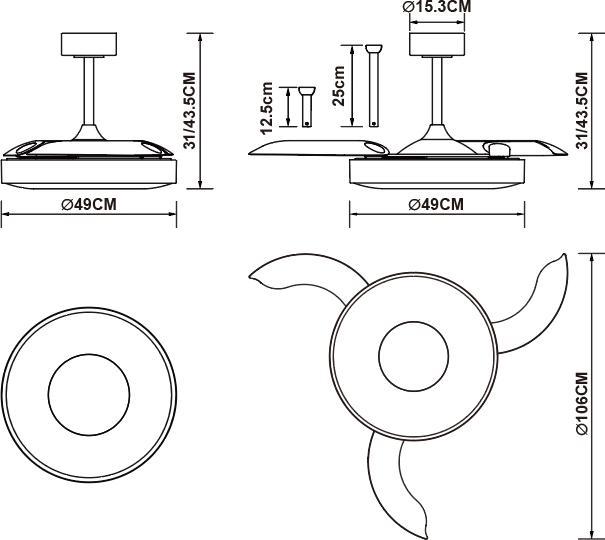 Image du produit Mantra Coin Fan Smart