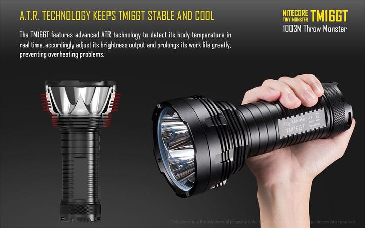 Actual product image Nitecore Tm16gt (18.20 cm, 3600 lm)