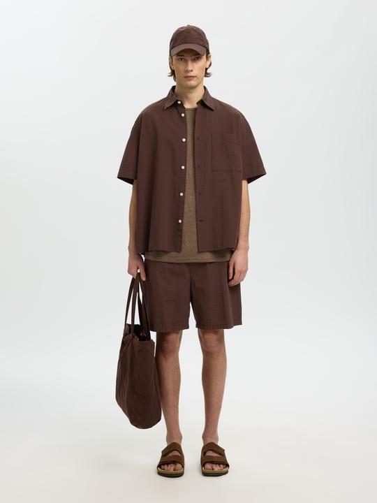 Immagine prodotto Selected Kurzärmeliges Seersucker Hemd (XL)