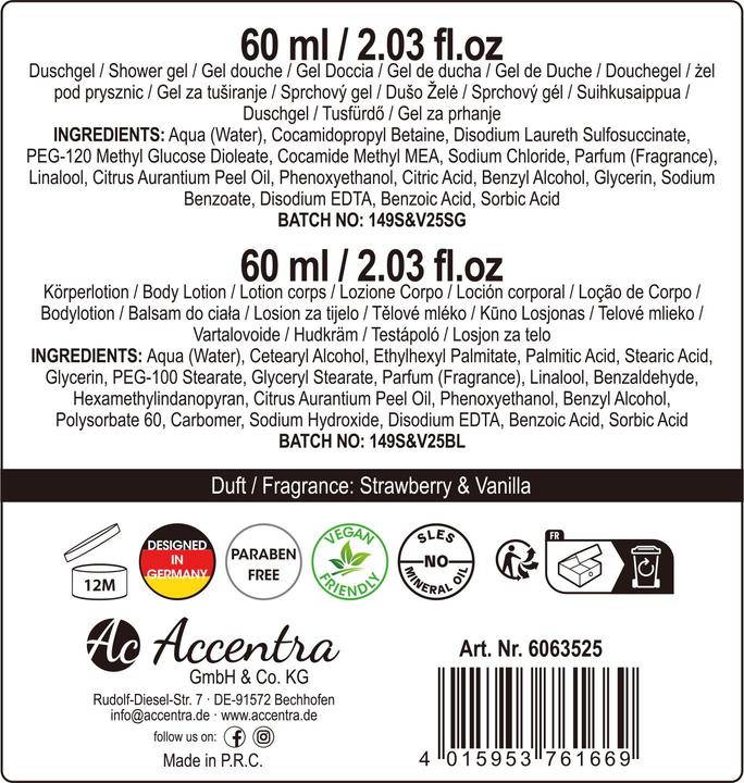 Produktbild Accentra Badeset ESSENTIAL BOTANICALS