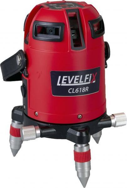 Actual product image Levelfix 554130 CL618R Motorisierter Multilinien Laser Rot + Stativ