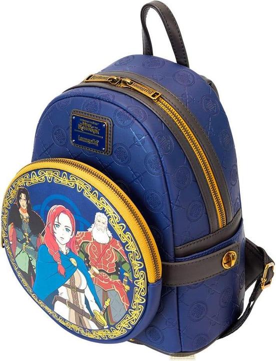 Actual product image Loungefly Lord of the Rings by Mini Backpack The War of Rohirrim with Fanny Pack