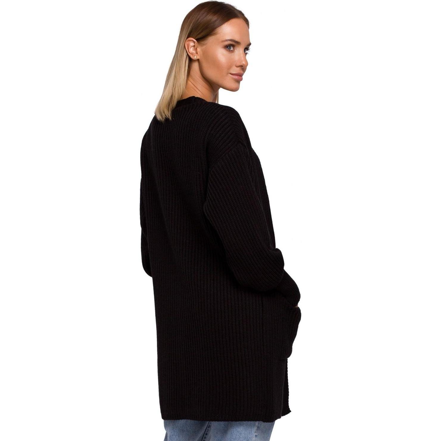 Thumbnail - Made of Emotion, Damen, Pullover, Cardigan model, Schwarz, (L)