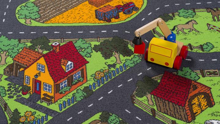 Actual product image Snapstyle Kids game Carpet Farm (200 x 250 cm)