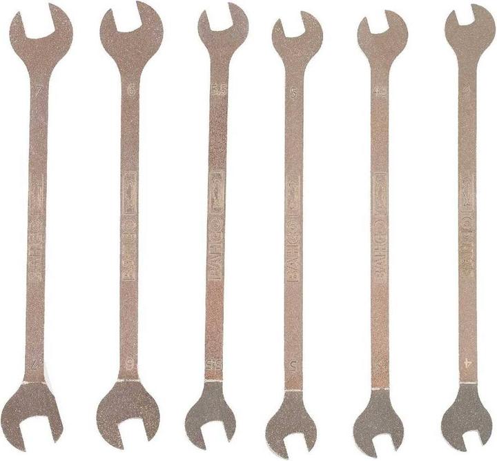 Actual product image Bahco Double open-end wrench set part (7 mm, 5 mm, 4.5 mm, 6 mm, 5.5 mm, 4 mm)