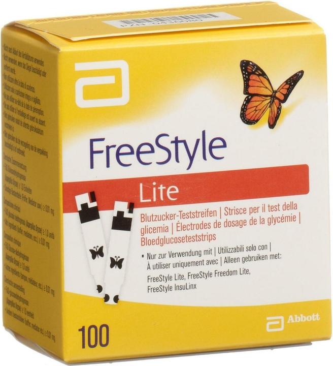 Produktbild AMO Abbott FreeStyle Lite Blutzucker-Teststreifen 100 Stk