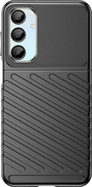 Actual product image Hurtel Back panel cover Thunder Case for Samsung Galaxy A56/A36 Silicone Armored Cover - Black (Samsung Galaxy A36, Samsung Galaxy A56)