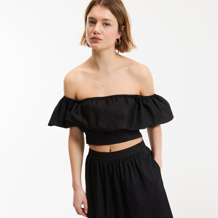 Immagine prodotto La Redoute Collections Kurzes Bustier-Top mit Rüschen (40)