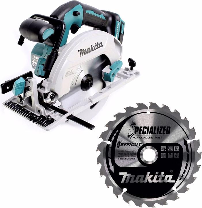 Produktbild Makita DHS 680 Z Akku Handkreissäge 18 V 165 mm + EFFICUT Kreissägeblatt - ohne Akku, ohne Ladegerät