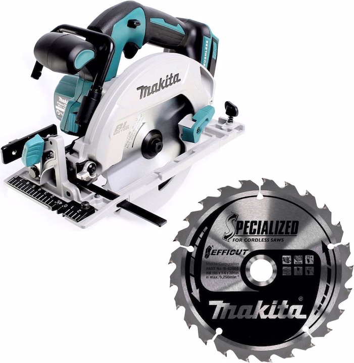Productafbeelding Makita DHS 680 Z accu-handcirkelzaag 18 V 165 mm + EFFICUT cirkelzaagblad - zonder accu, zonder oplader