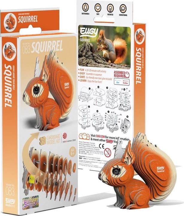 Produktbild Fat Brain Toys 3D Bastelset Eichhörnchen
