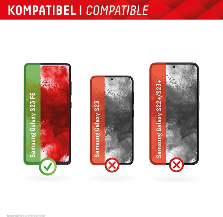 Produktbild Displex Real Glass, Full Cover Panzerglas (1 Stück, Samsung Galaxy S23 FE)