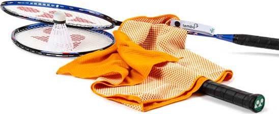 Produktbild Tembo Bambus Reisehandtuch mit Aktivkohlefasern Orange S (80 x 40 cm)