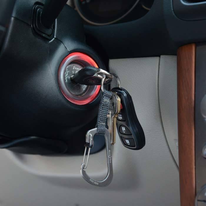 Image du produit Nite Ize Slidelock Rankena Su Plieniniu Raktų Laikuku