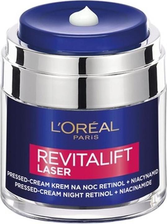 L'Oréal Paris L'OREAL Revitalift Laser Pressed-Cream krem redukujący zmarszczki na noc 50ml (50 ml)
