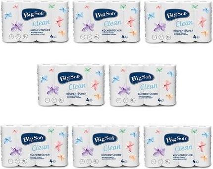 Actual product image Big Soft Kitchen roll 2-ply 4x50Blatt (4x)