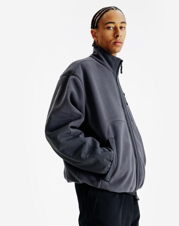 Actual product image Decathlon Fleecejacke Herren wendbar - schwarz (L)