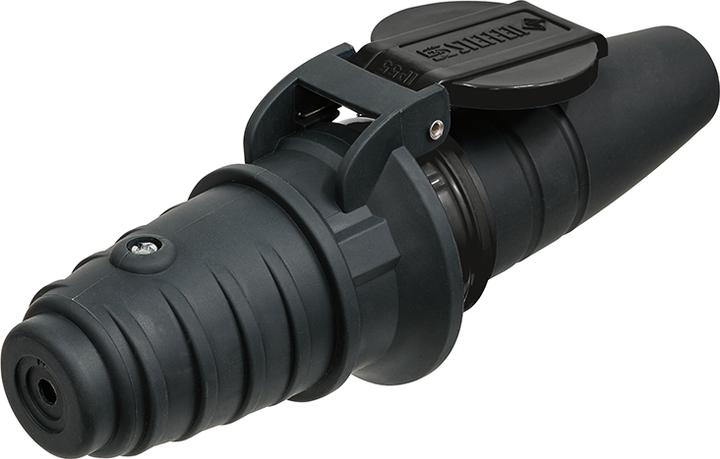 Image du produit Steffen Prise d'accouplement 16A 250V Prise suisse type J (T23) Noir (Type 23)