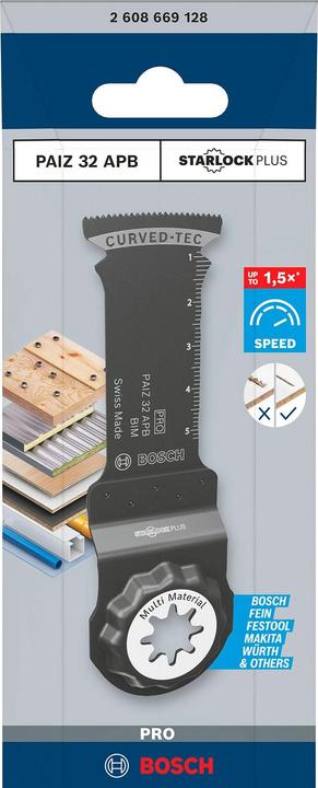 Productafbeelding Bosch PRO PAIZ 32 APB mes voor multifunctioneel gereedschap, 32 x 60 mm
